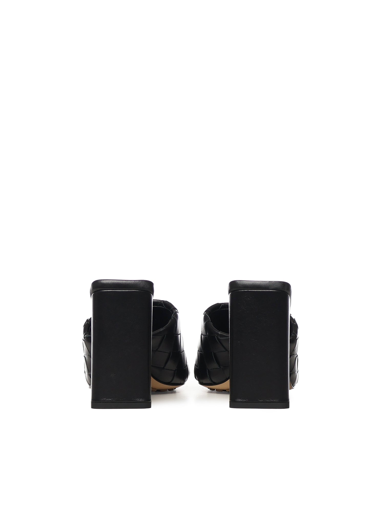Bottega Veneta Sandals Black Lambskin