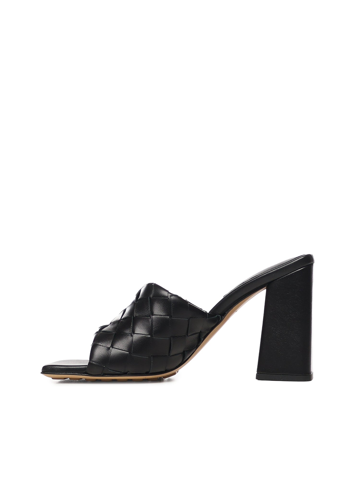 Bottega Veneta Sandals Black Lambskin