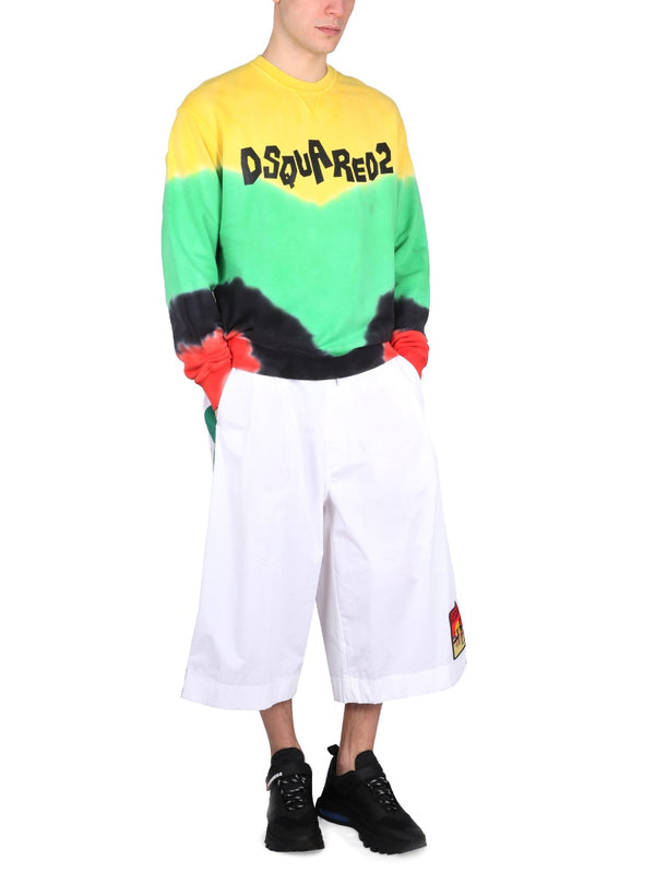 D2 Jamaica Sweatshirt Multicolour Cotton Sweatshirts