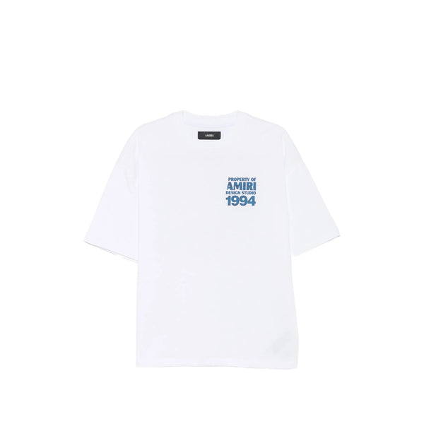 T-Shirt White Logo Print Main: Cotton; Trims: Cotton T-shirts