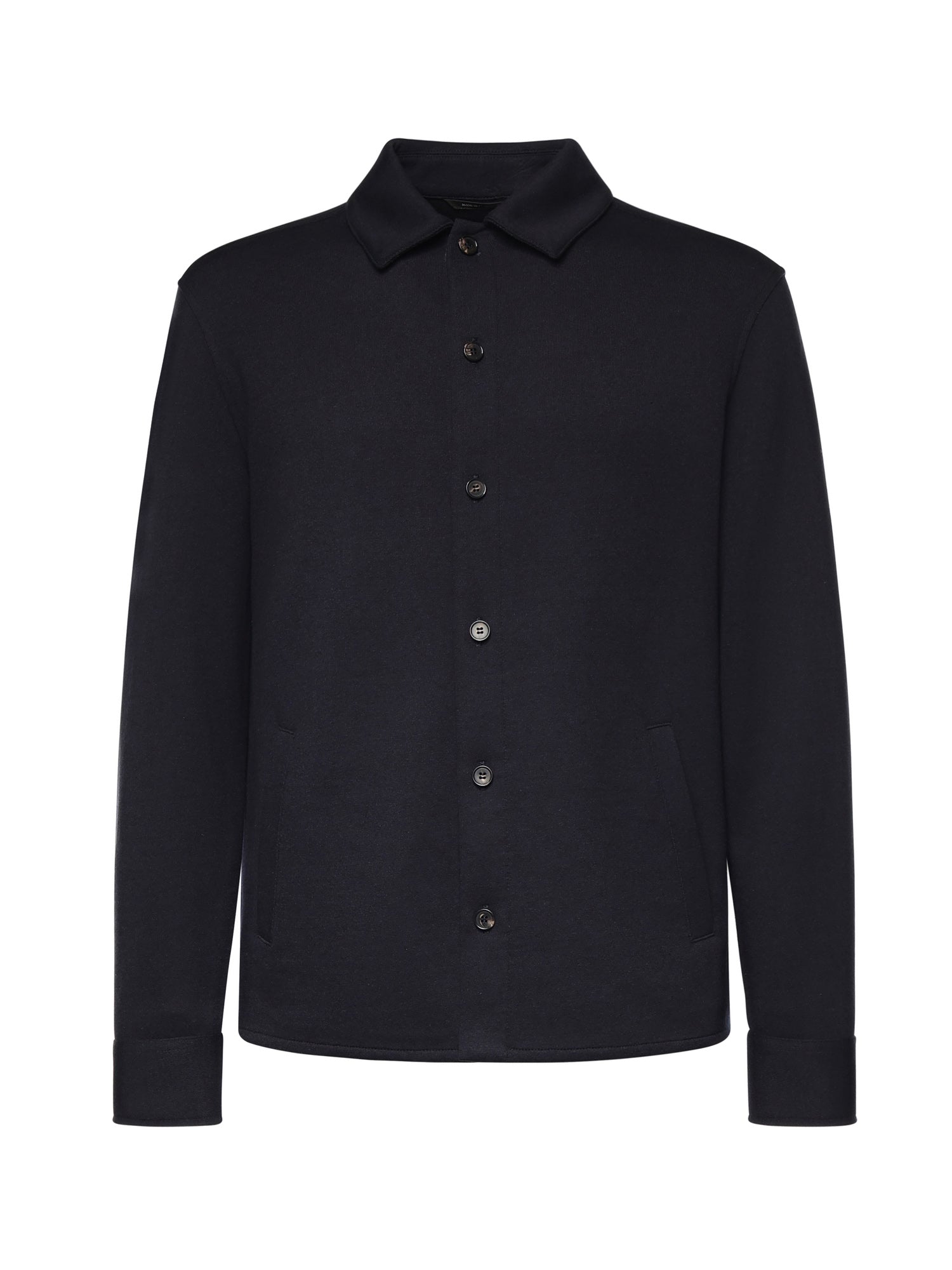 Loro Piana Jackets Blue Navy Cotton Silk Cashmere