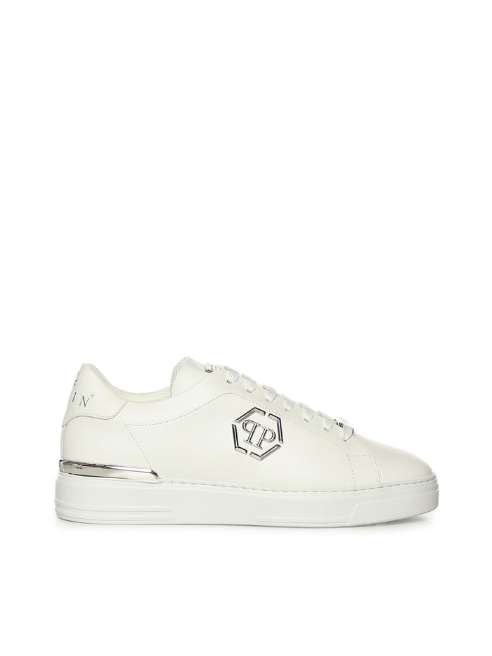 Philipp Plein Sneakers White Calfskin