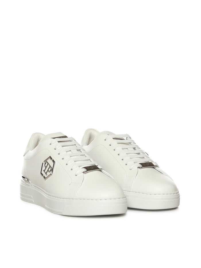 Philipp Plein Sneakers White Calfskin