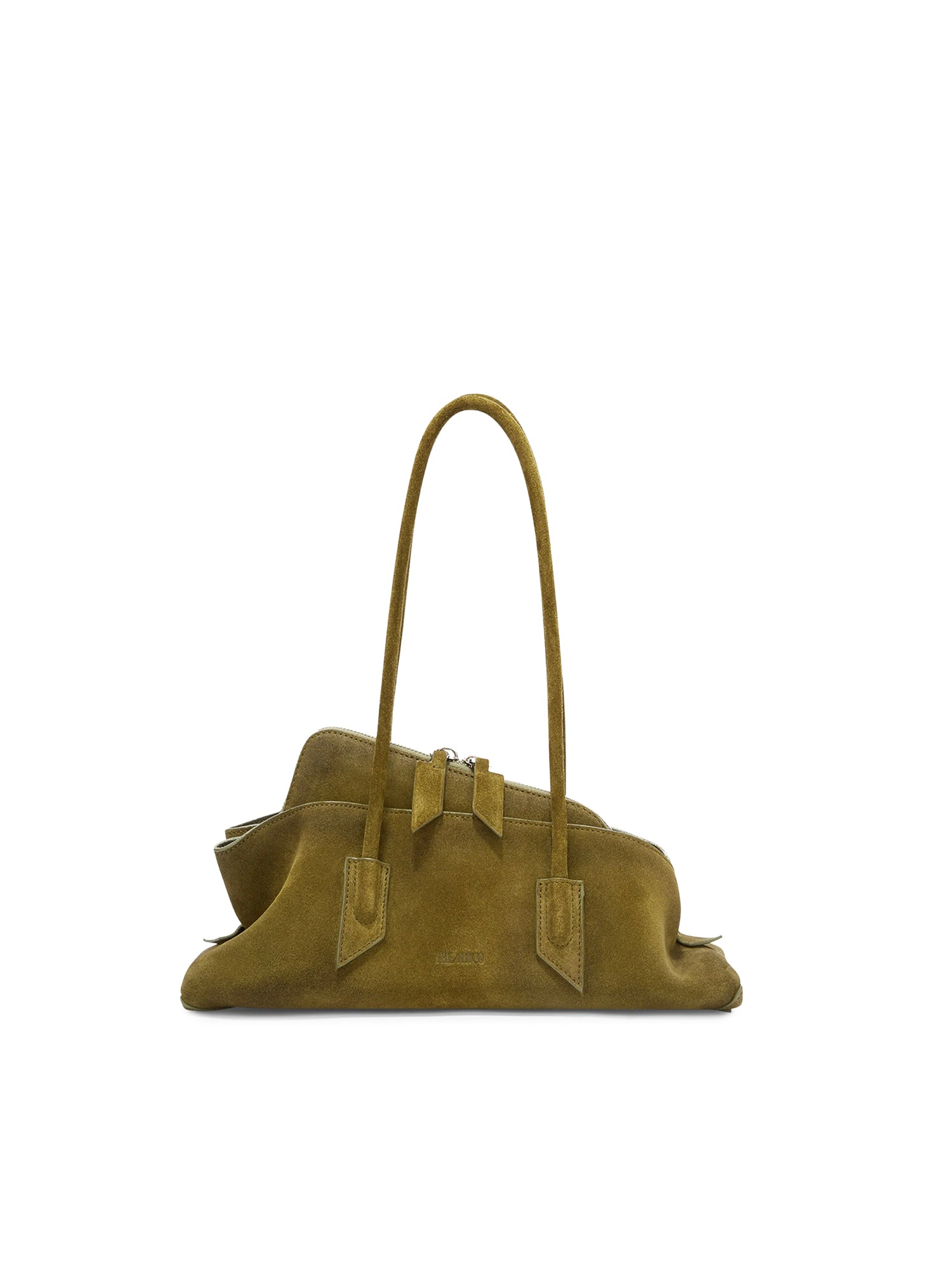 The Attico Bags Khaki Suede