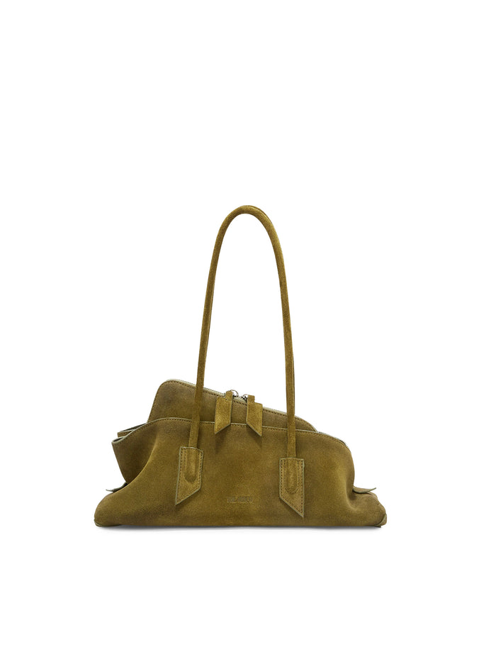 The Attico Bags Khaki Suede