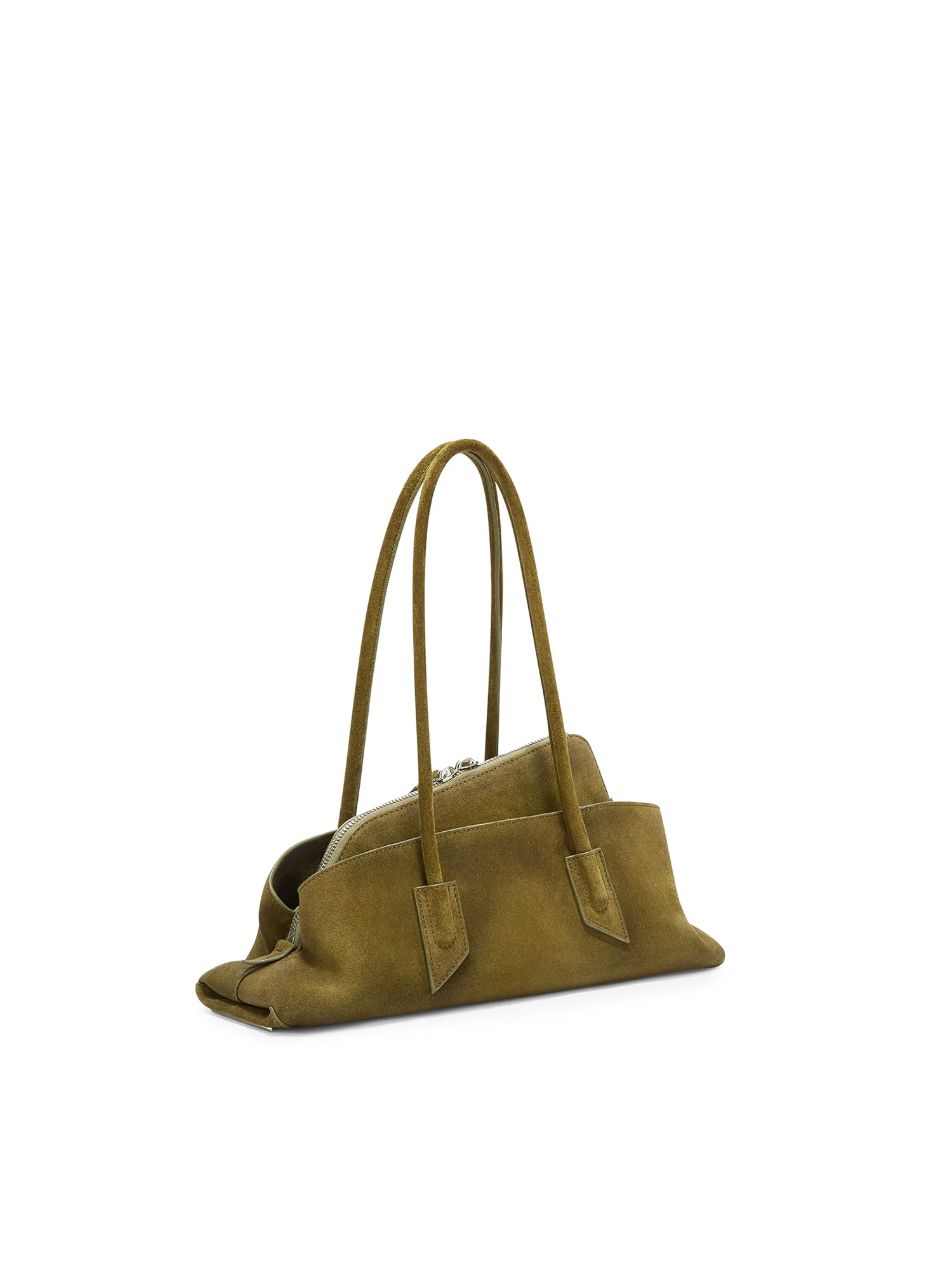 The Attico Bags Khaki Suede