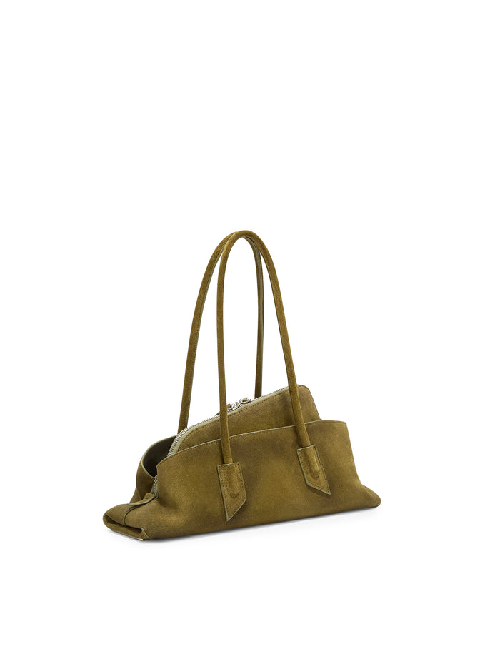 The Attico Bags Khaki Suede