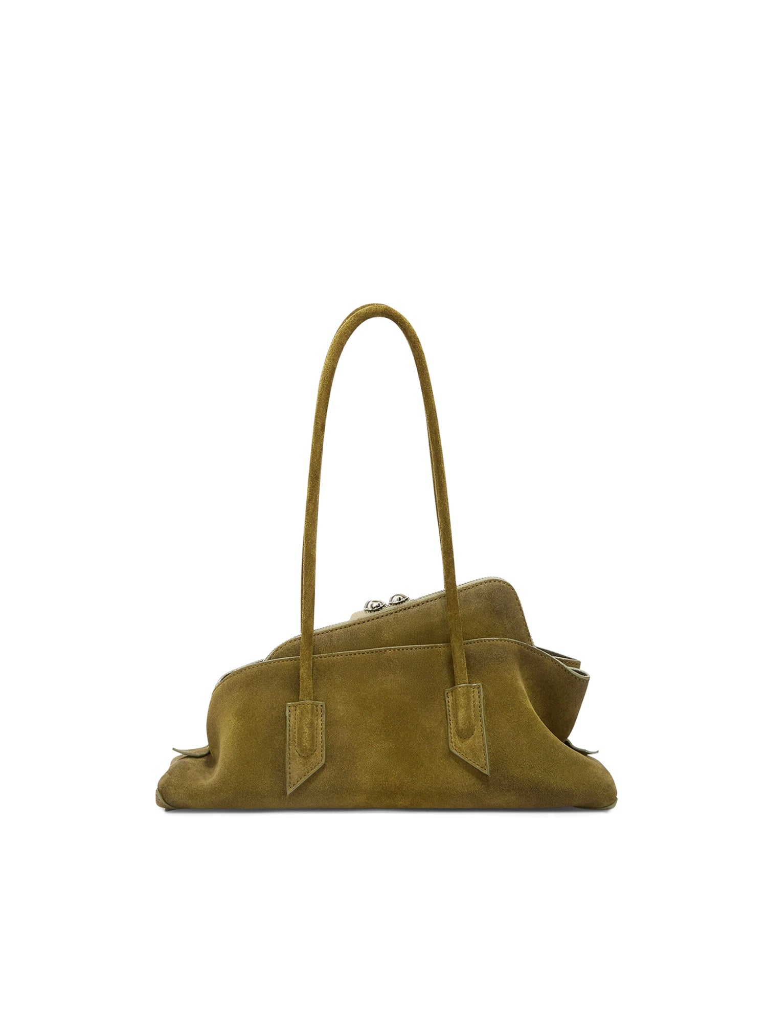 The Attico Bags Khaki Suede
