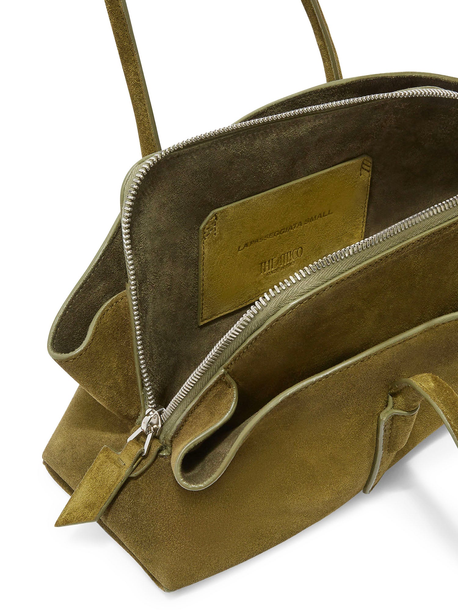 The Attico Bags Khaki Suede