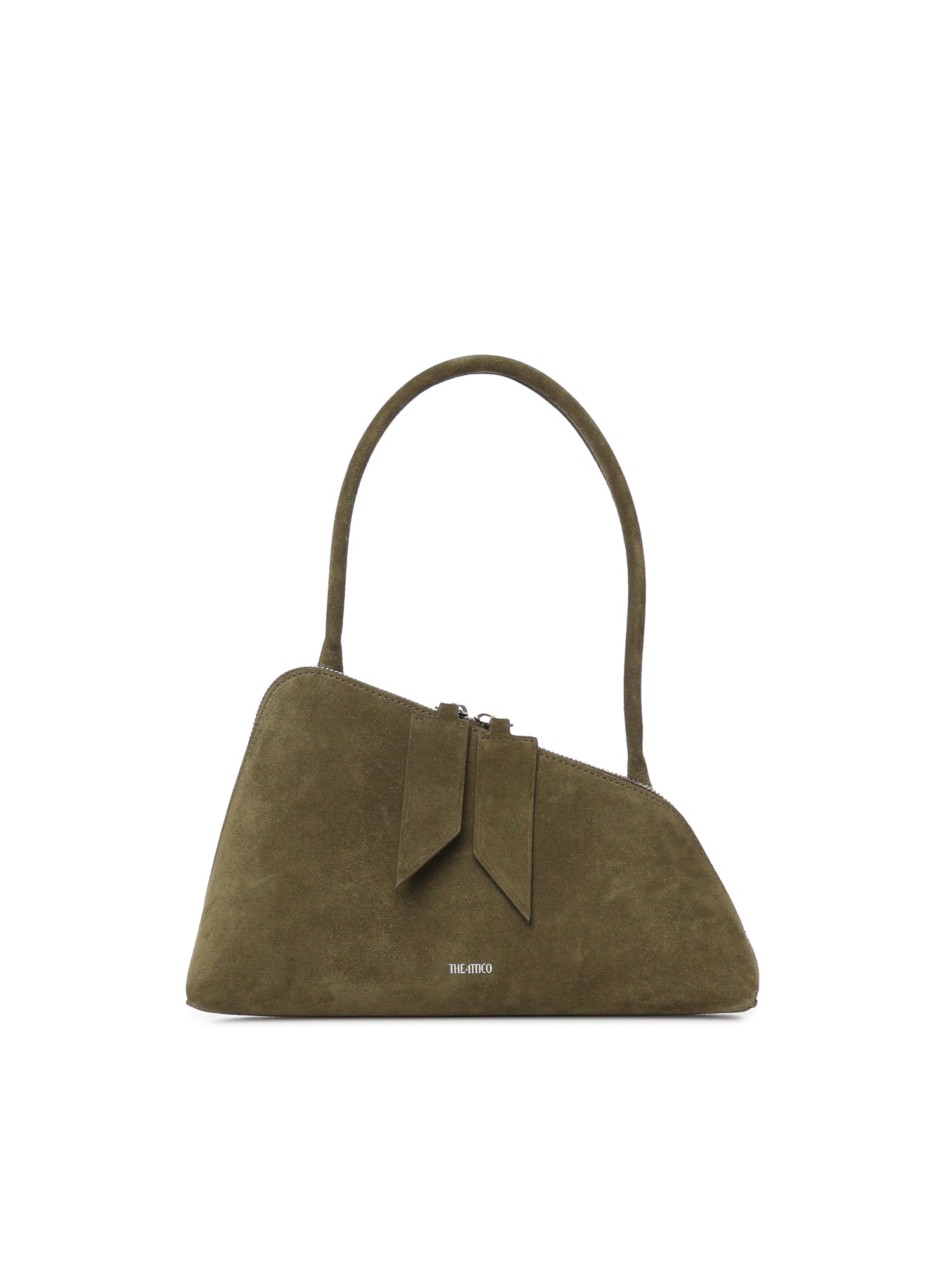 The Attico Bags Green Suede
