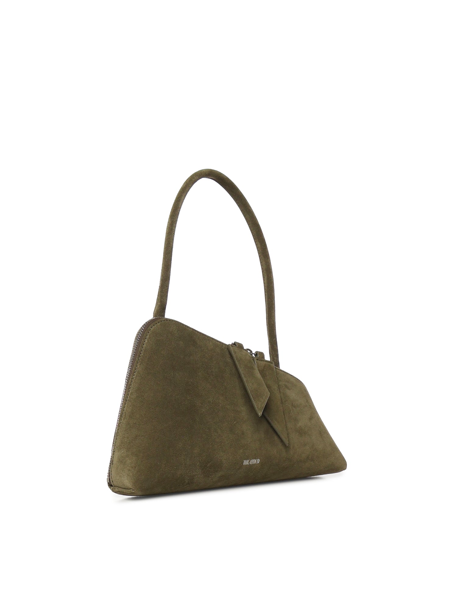 The Attico Bags Green Suede