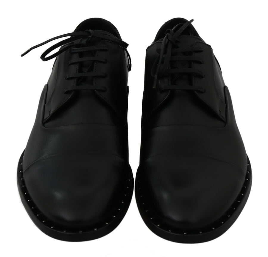 Dolce & Gabbana Leather derby shoe in black