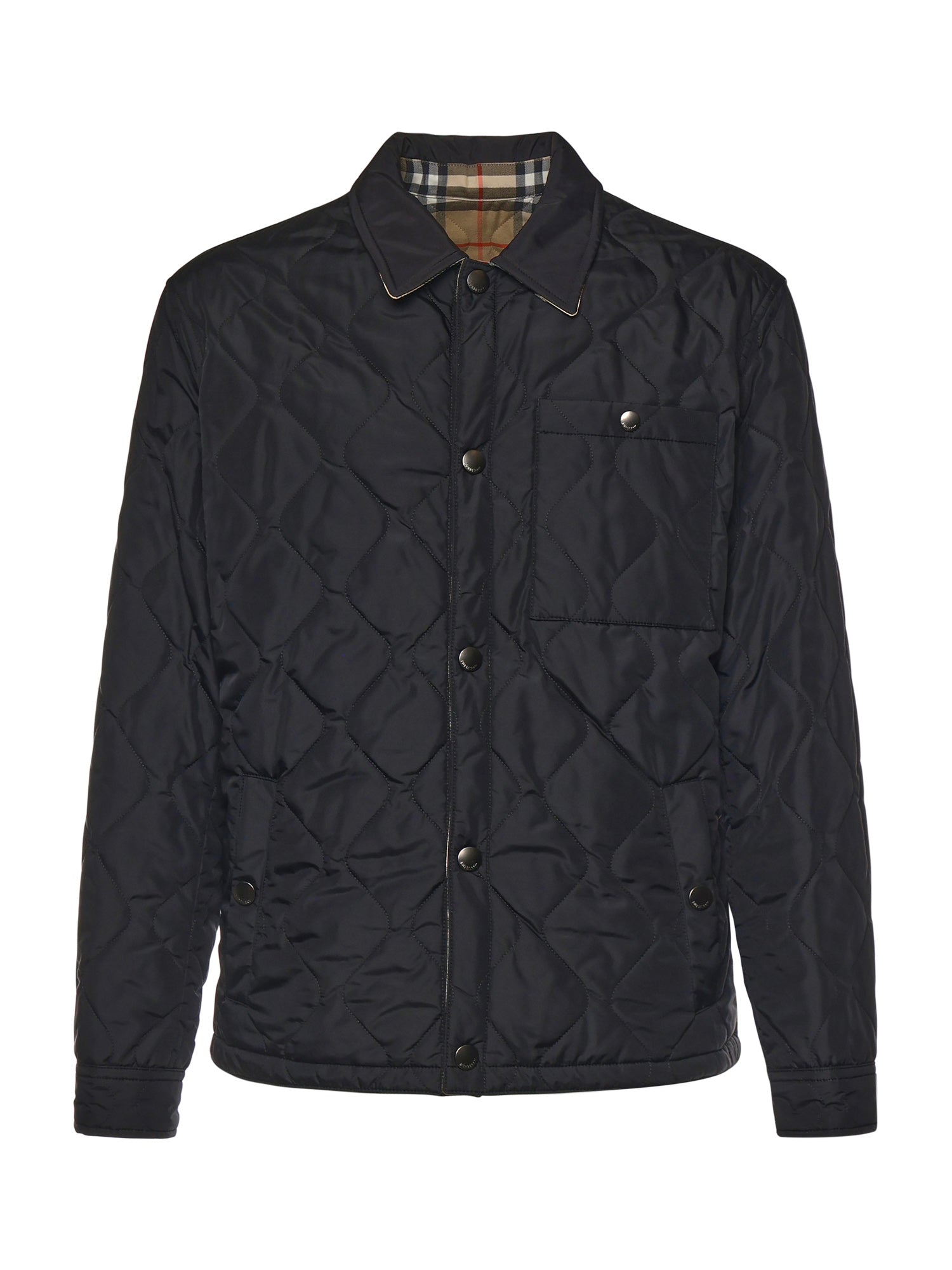 Burberry Jackets Black Polyamide
