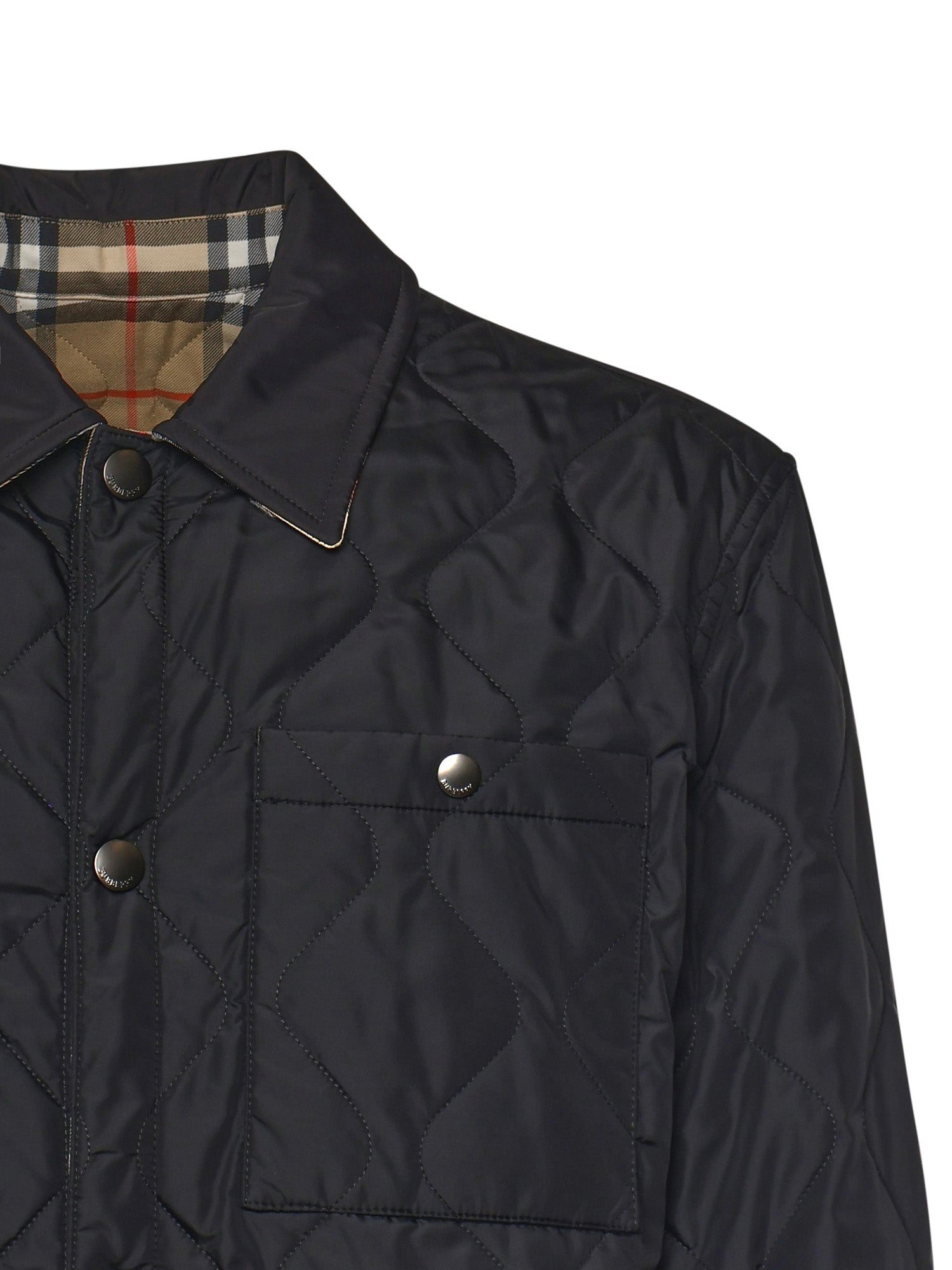 Burberry Jackets Black Polyamide