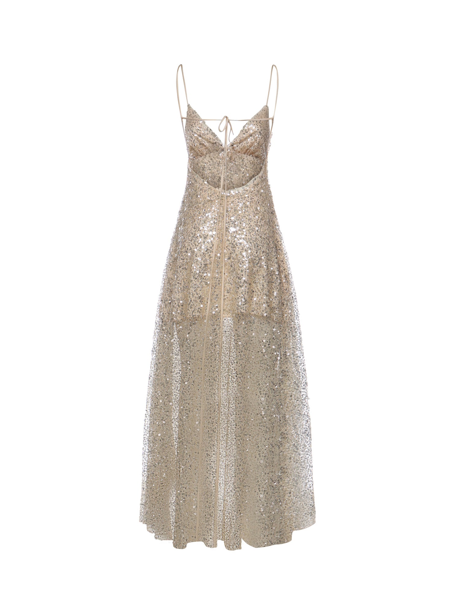 For Love & Lemons Dresses Silver Polyester