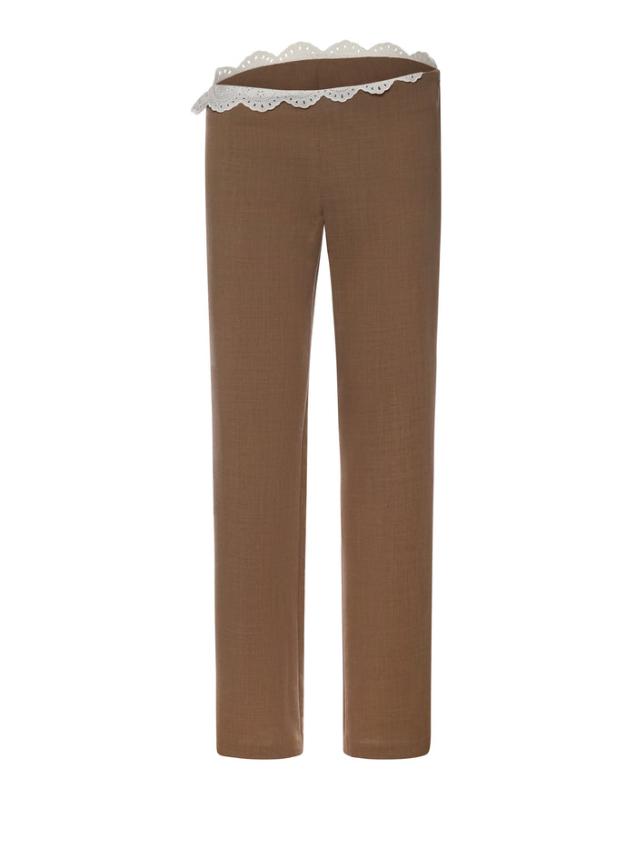 Magda Burtym RTW Beige Wool Polyamide