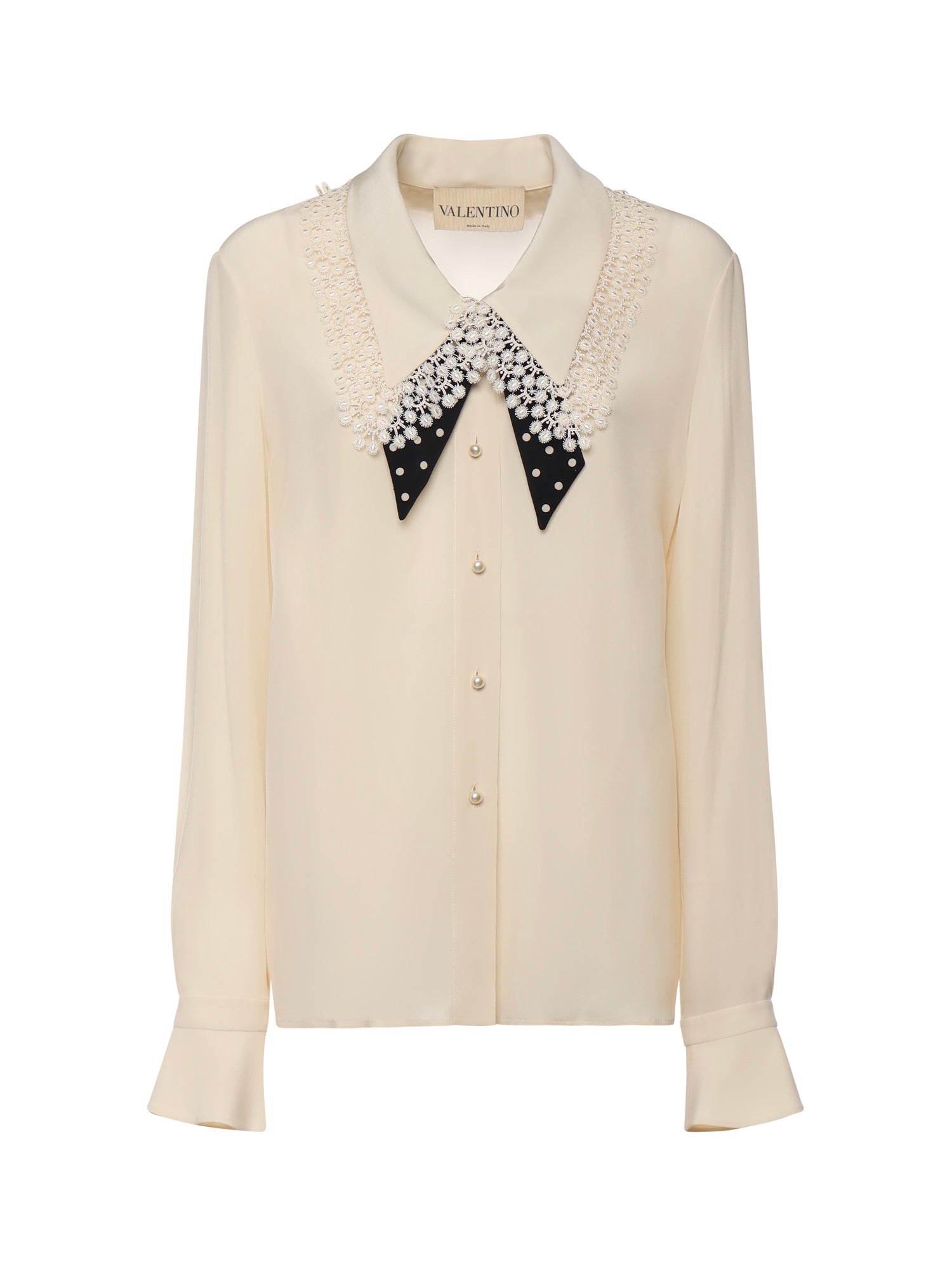 Valentino Garavani Shirts White Silk