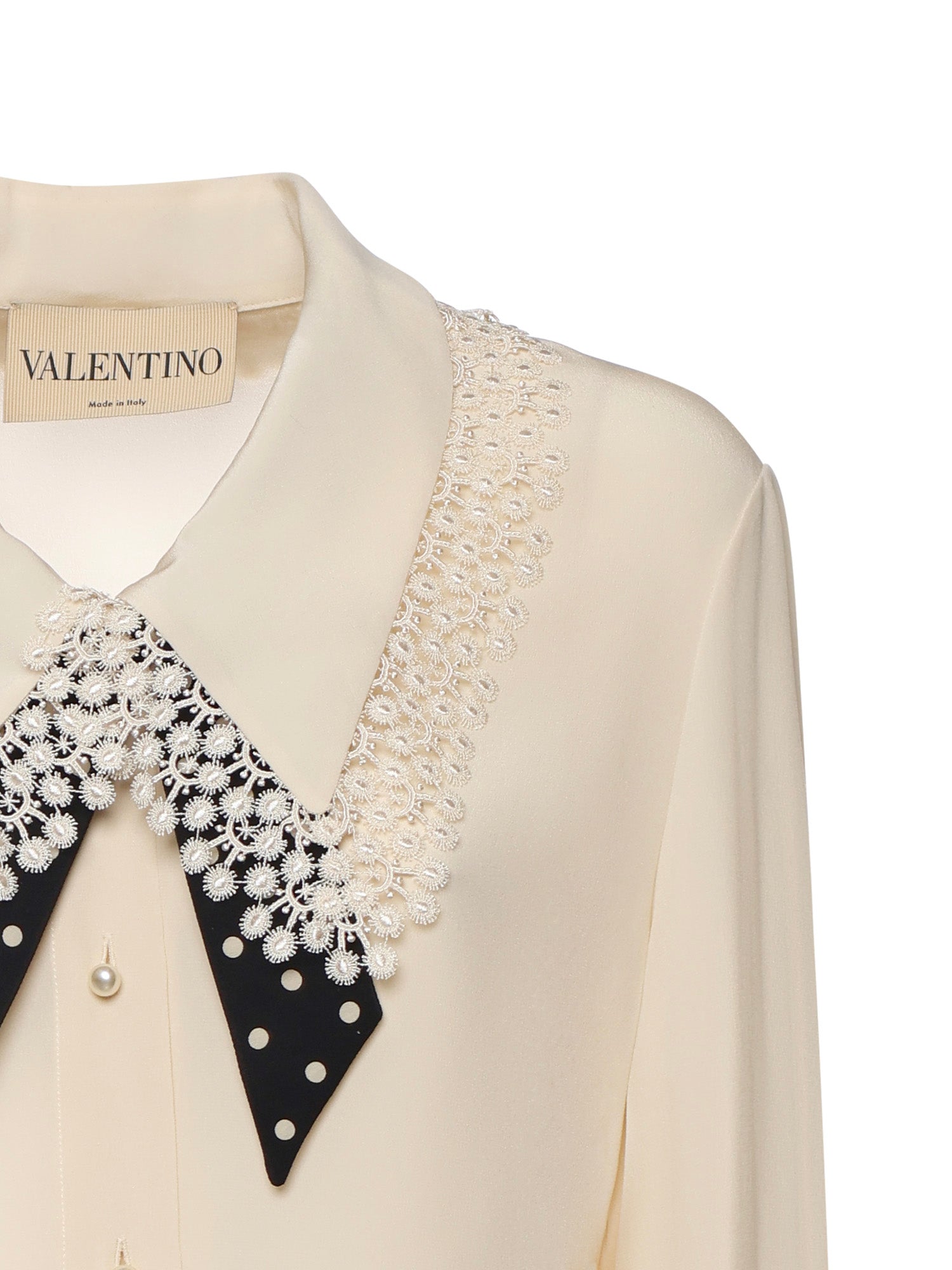 Valentino Garavani Shirts White Silk