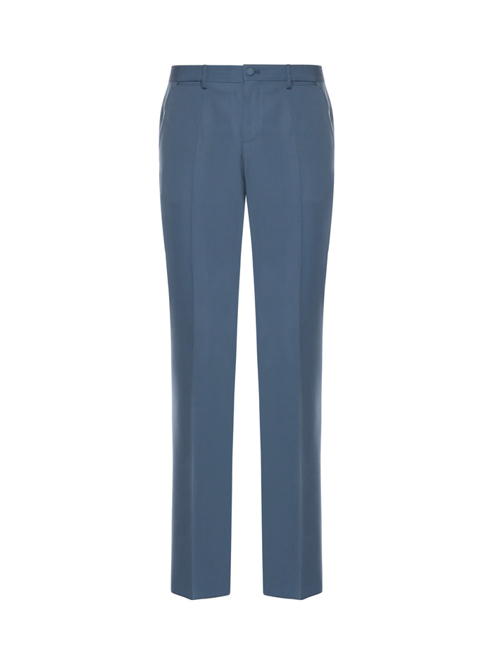 Dolce & Gabbana RTW Avion Blue Virgin Wool