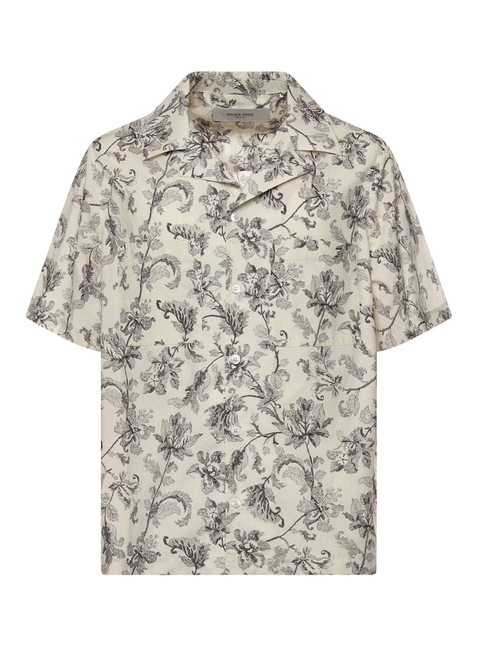 Golden Goose Shirts Dusty/white Black Cotton