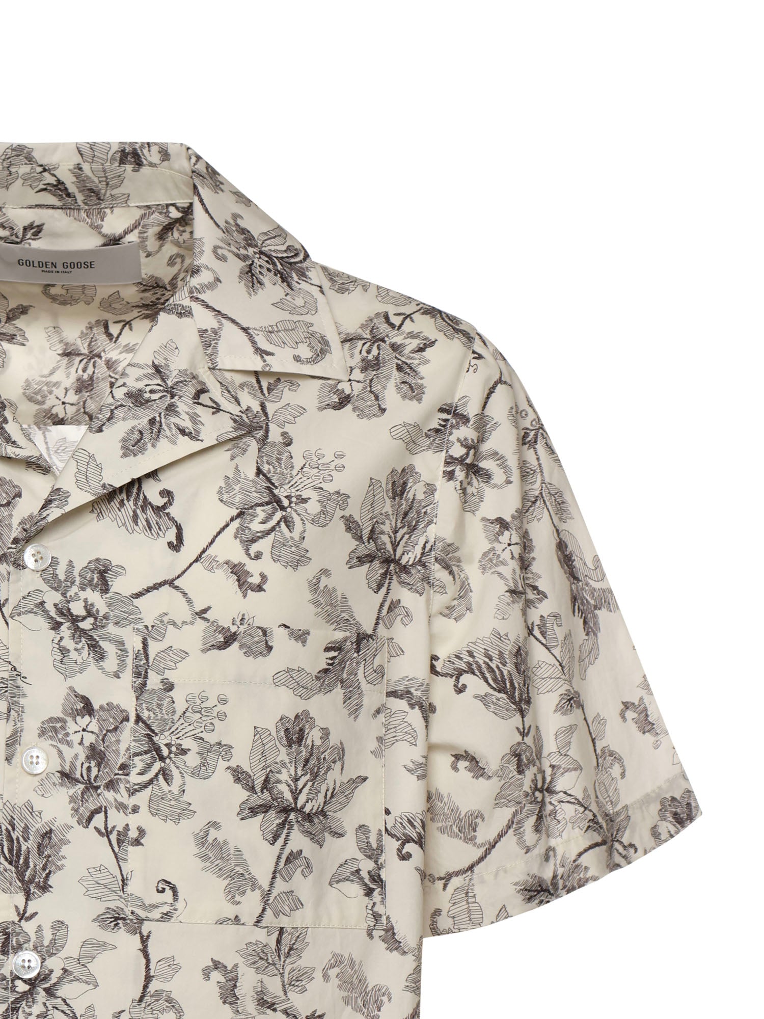 Golden Goose Shirts Dusty/white Black Cotton