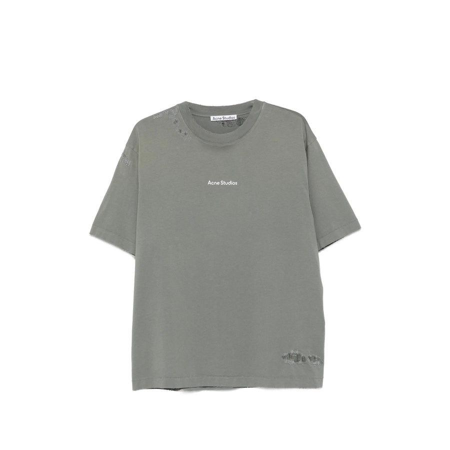 T-Shirt Mended Organic Cotton Green T-shirts