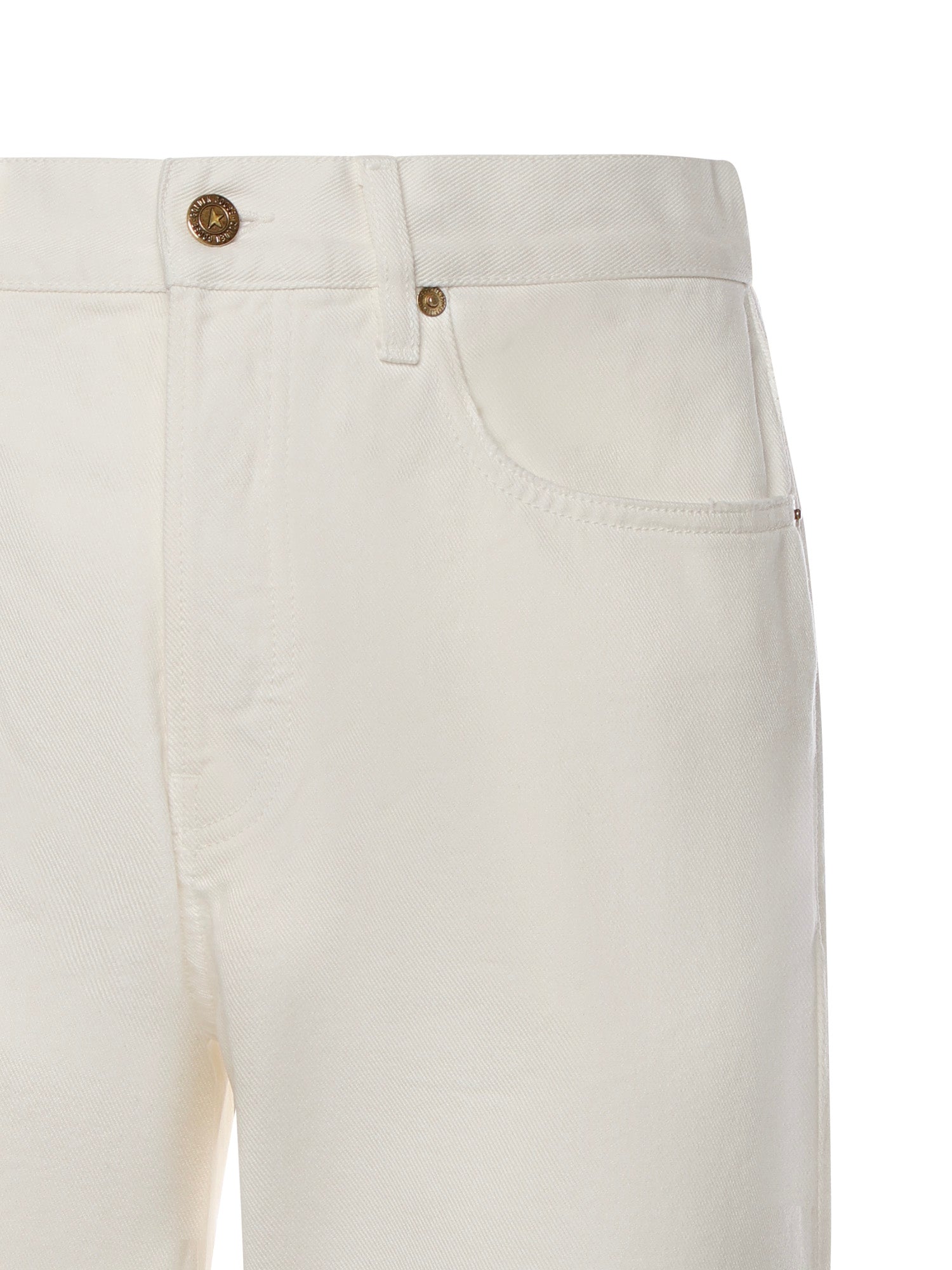 Golden Goose Jeans Offwhite Cotton