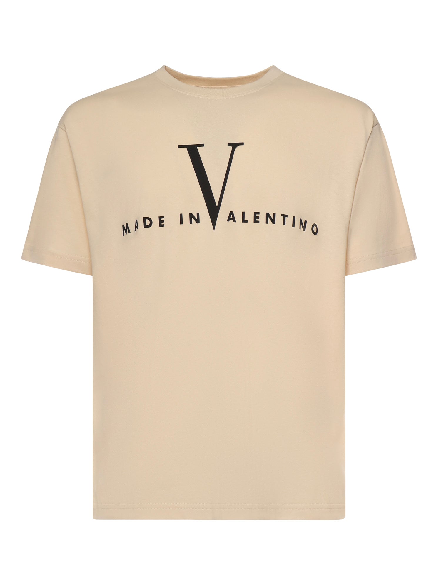 Valentino Garavani T-shirts and Polos Butter/black Cotton