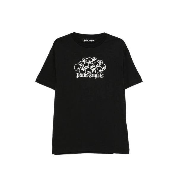 T-Shirt Black Graphic Print Body: Cotton; Trims: Cotton T-shirts