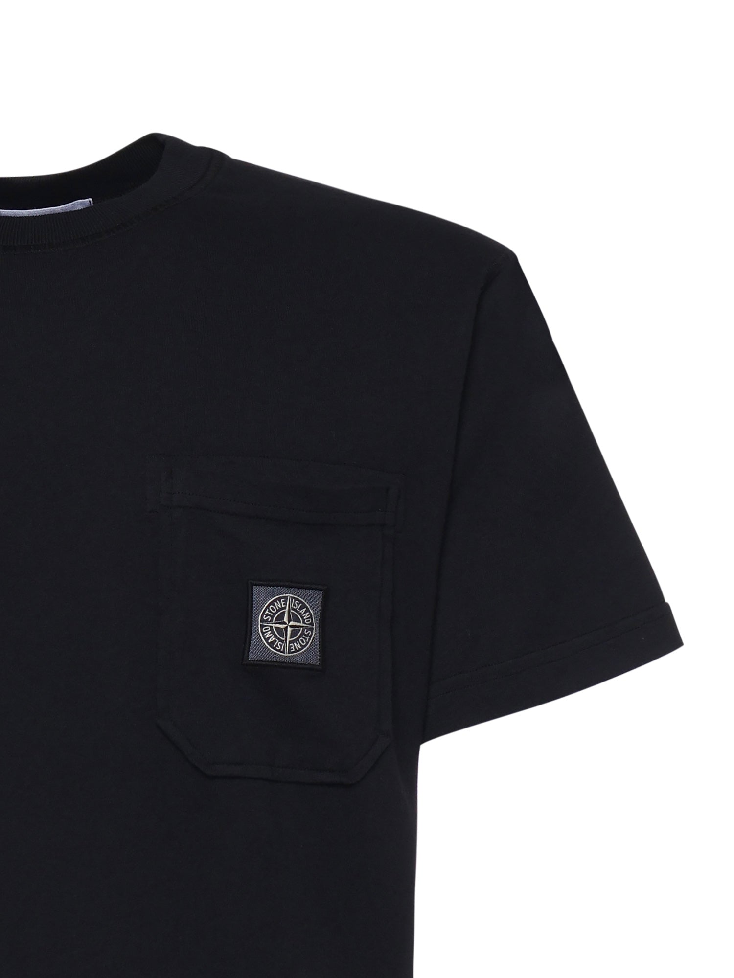 Stone Island T-shirts and Polos Blue Cotton