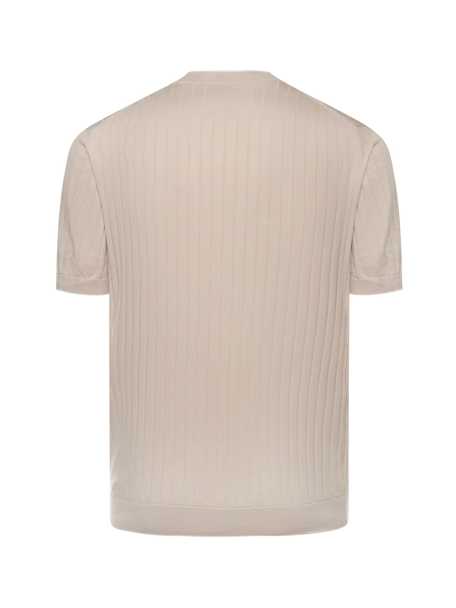 Eleventy T-shirts and Polos Taupe/white Cotton
