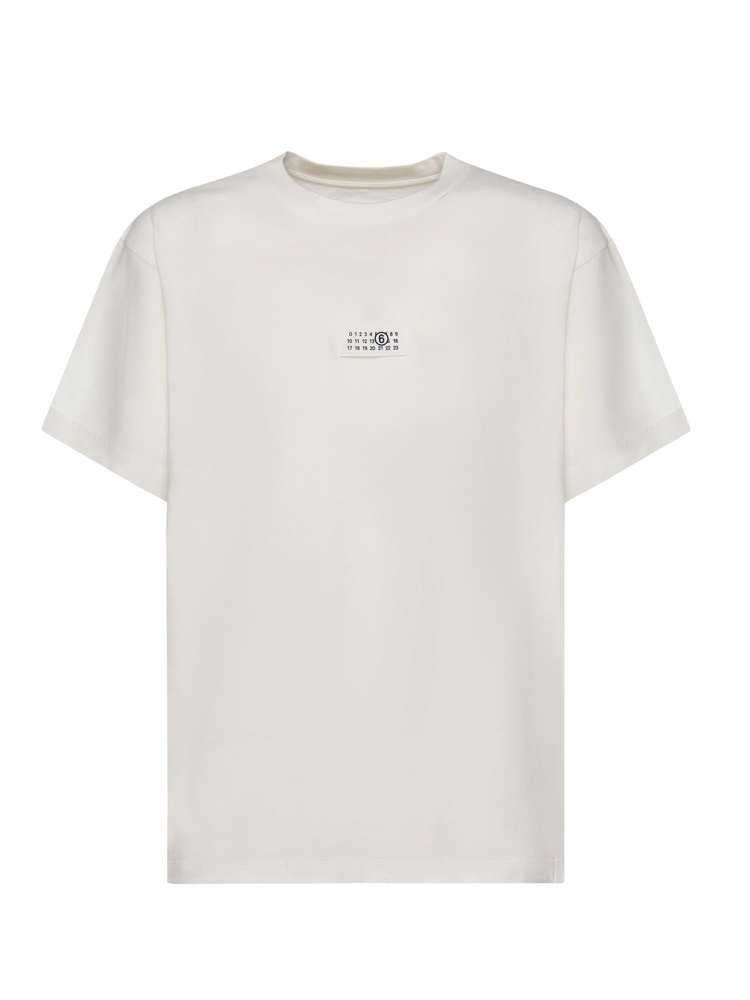MM6 Maison Margiela T-shirts and Polos Beige Cotton