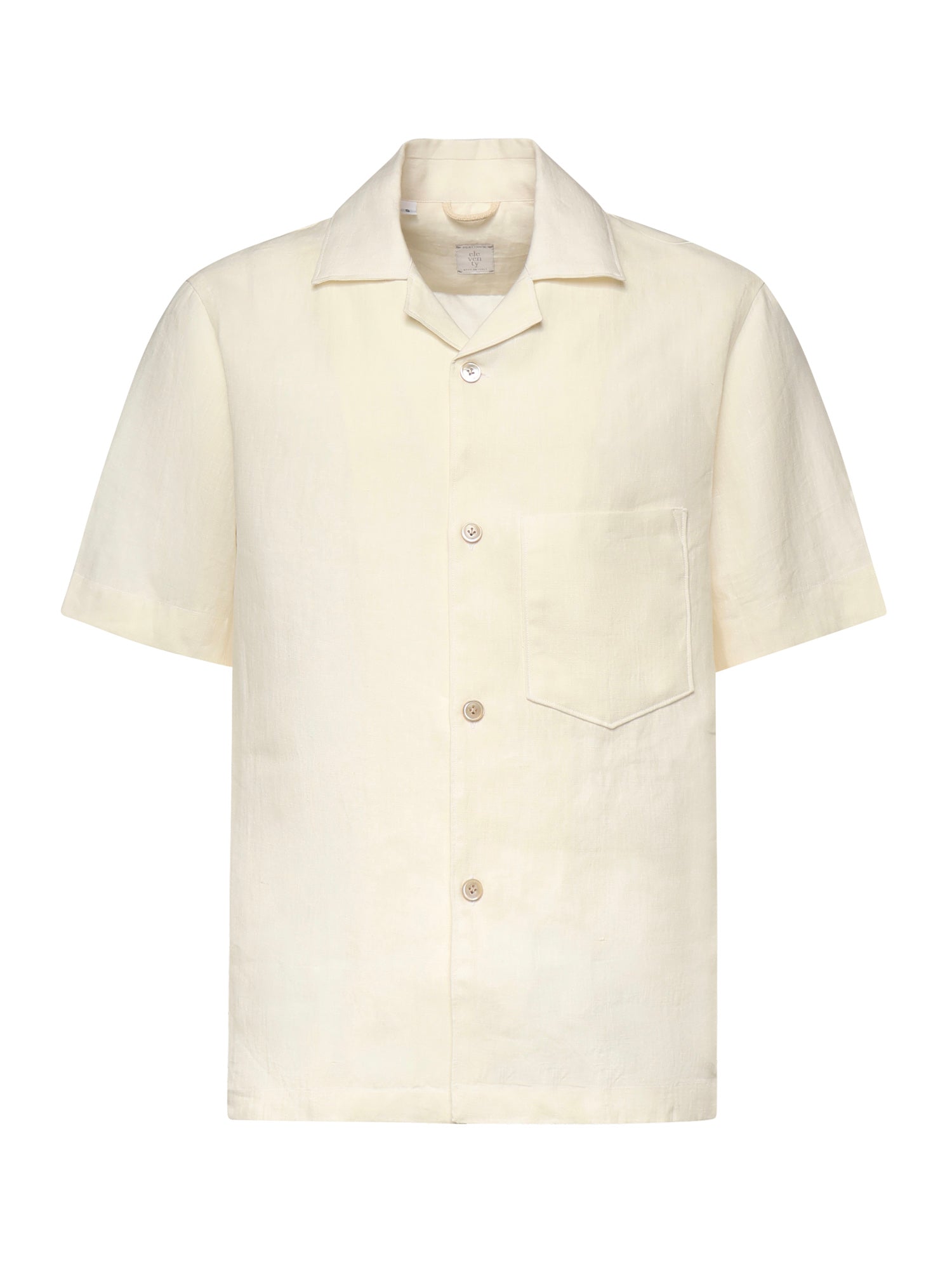 Eleventy Shirts White Linen