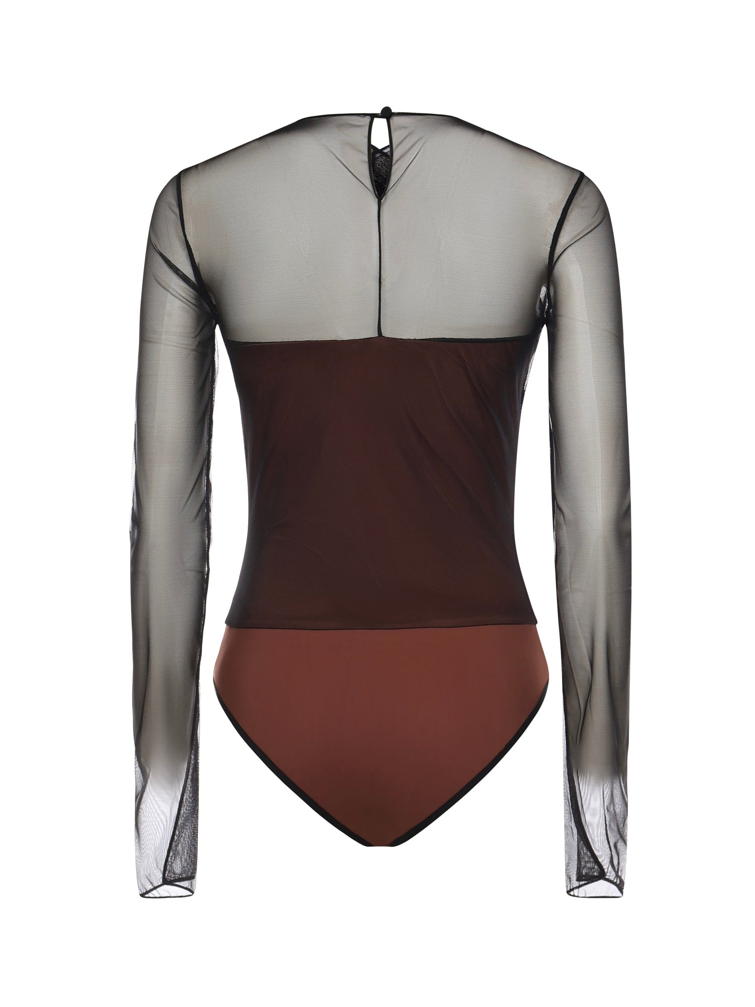 NENSI DOJAKA Top Black / Brown Polyamide