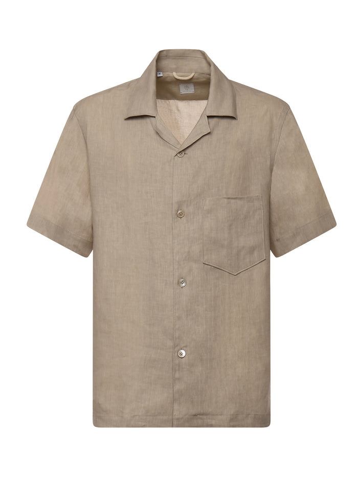 Eleventy Shirts Sabbia Linen