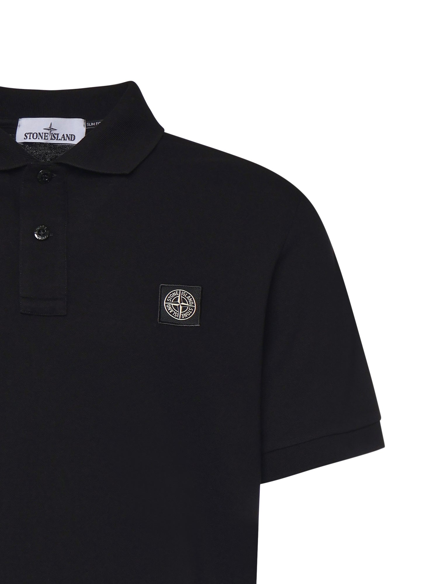 Stone Island T-shirts and Polos Black Cotton