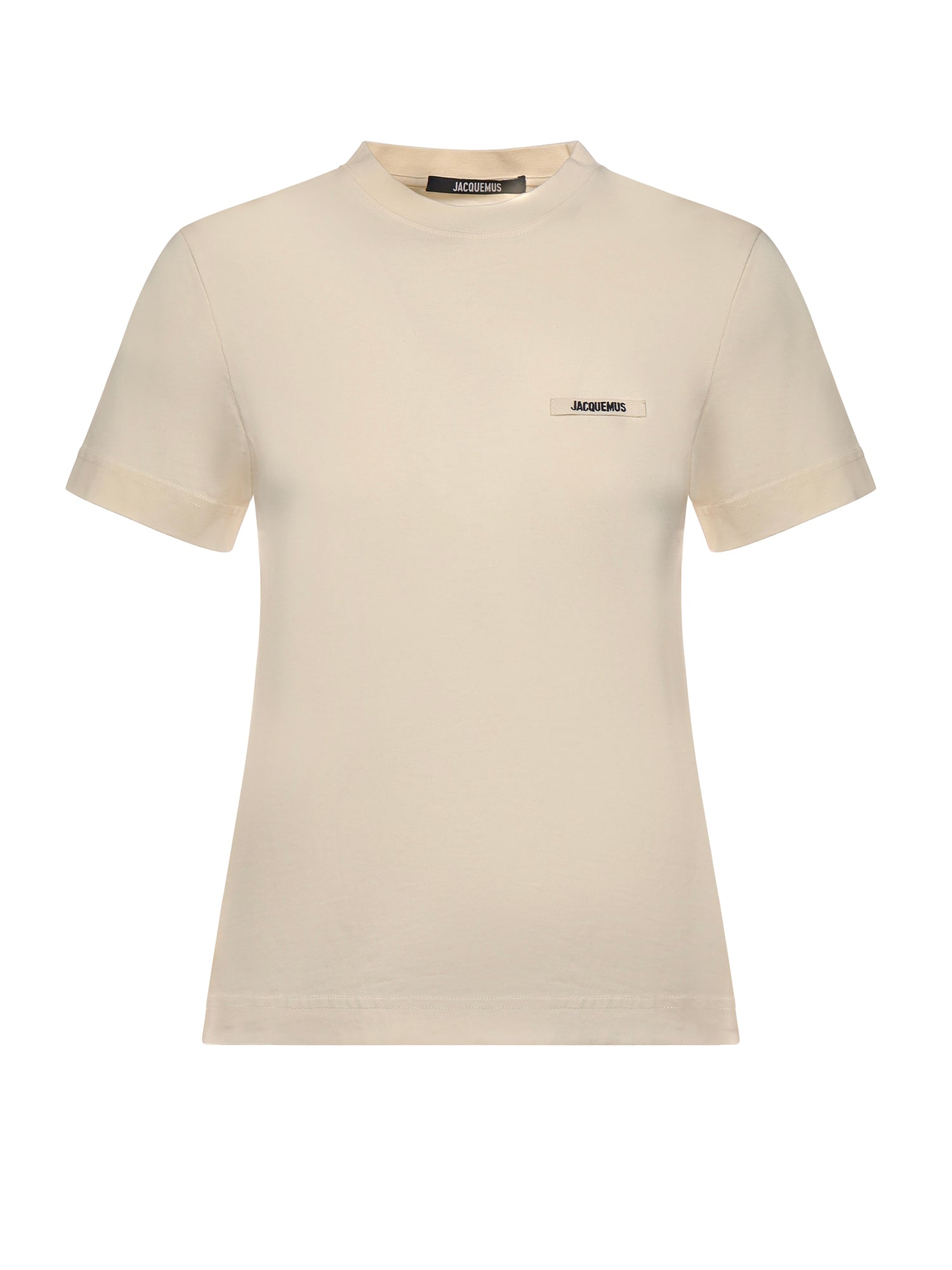 JACQUEMUS T-shirts and Polos Beige Cotton