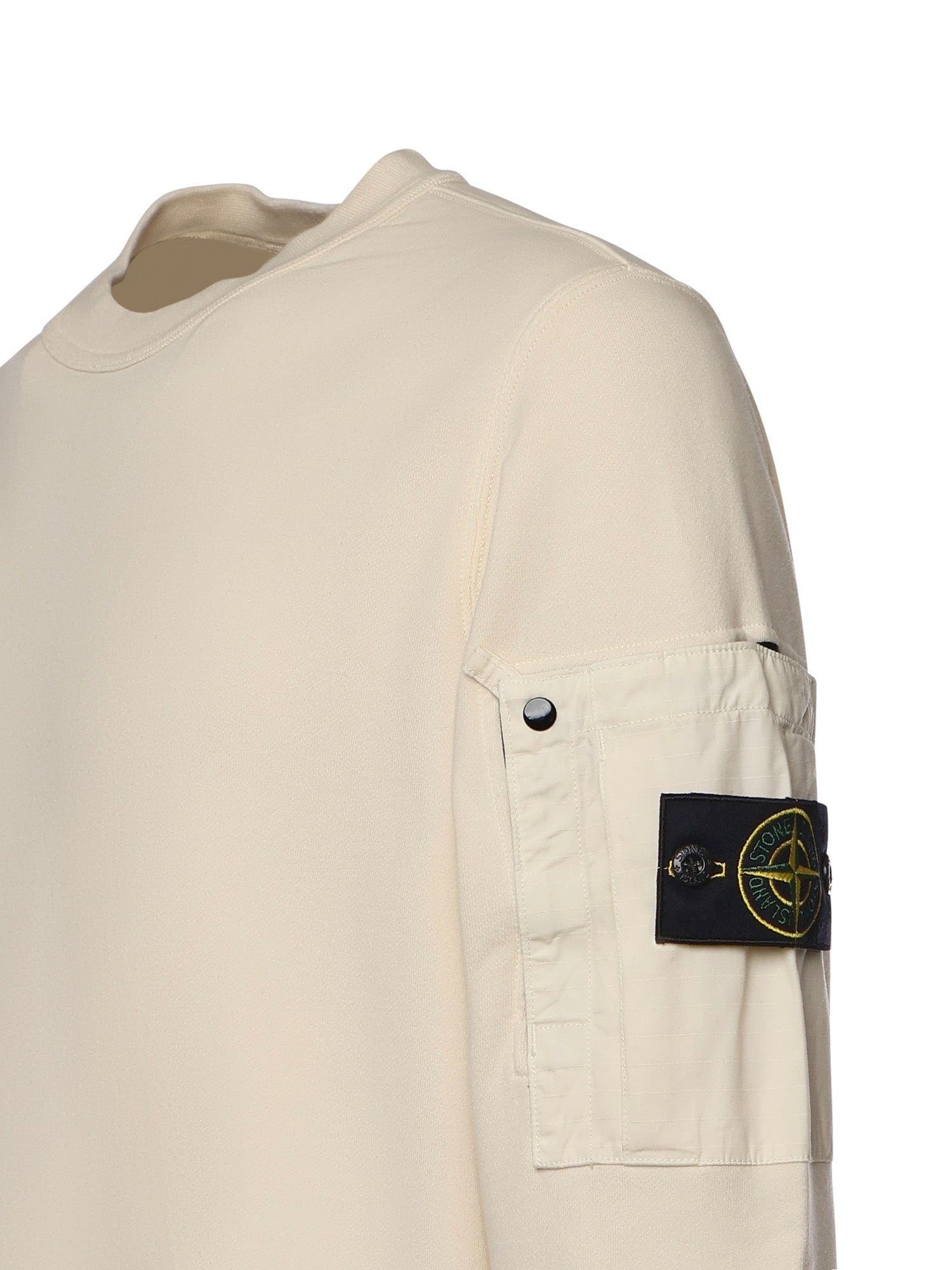 Stone Island Sweaters White Cotton