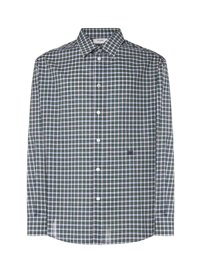 Céline Shirts Blanc/vert/jaune Cotton