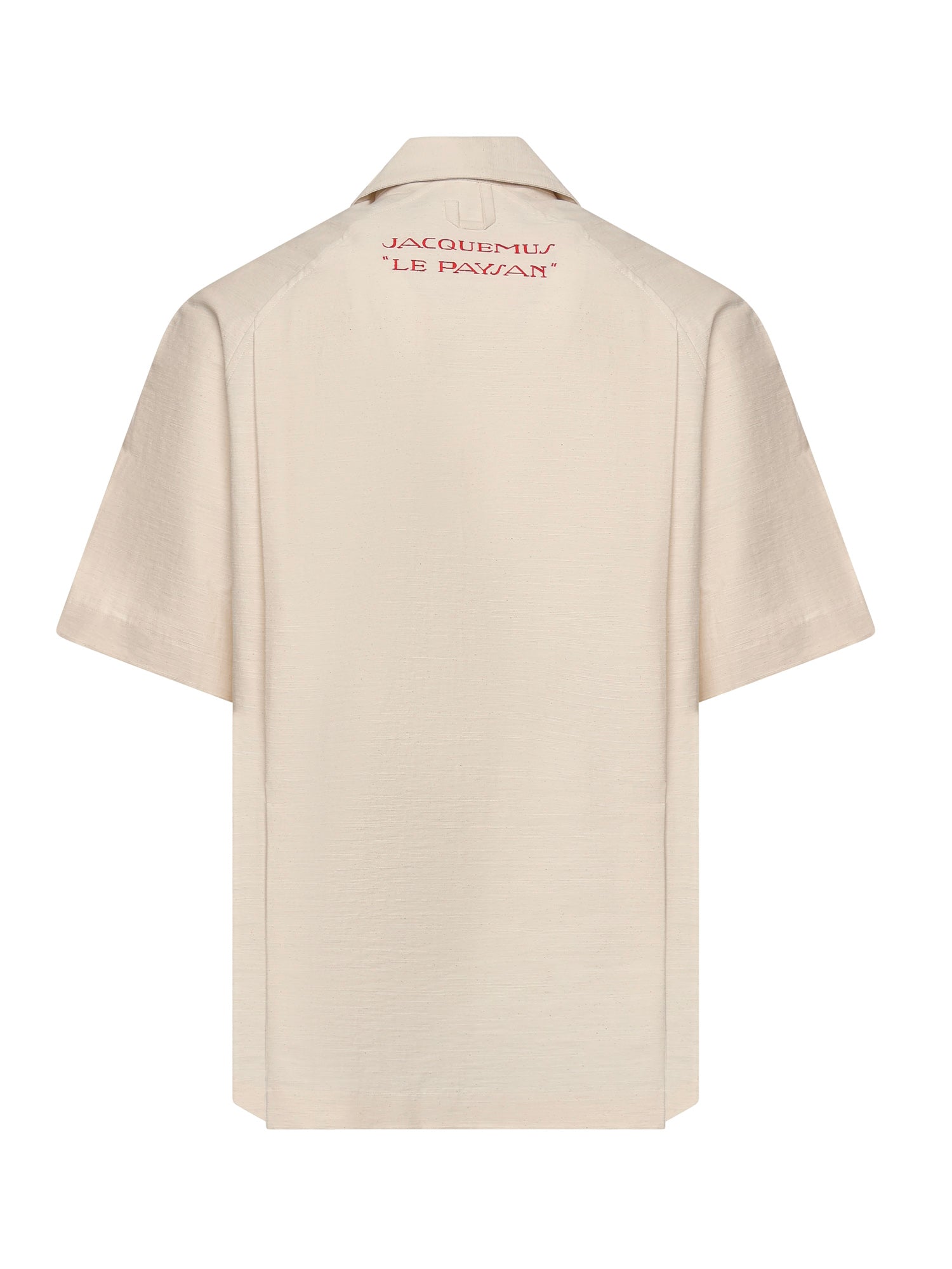 JACQUEMUS Shirts Off-white Cotton Polyamide