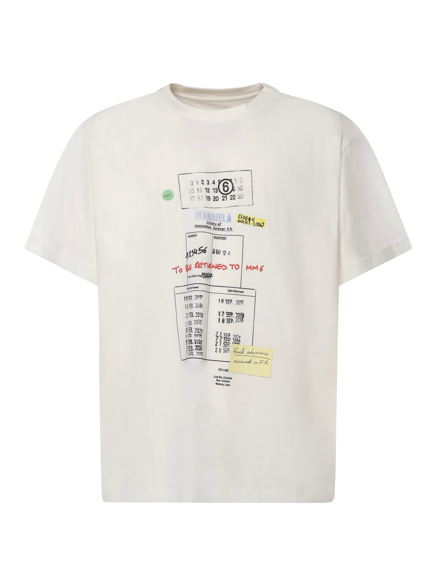 MM6 Maison Margiela T-shirts and Polos Beige Cotton
