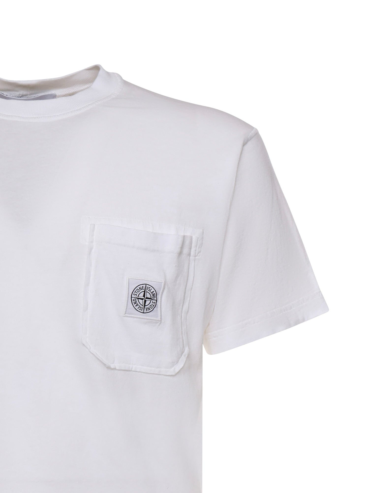 Stone Island T-shirts and Polos White Cotton