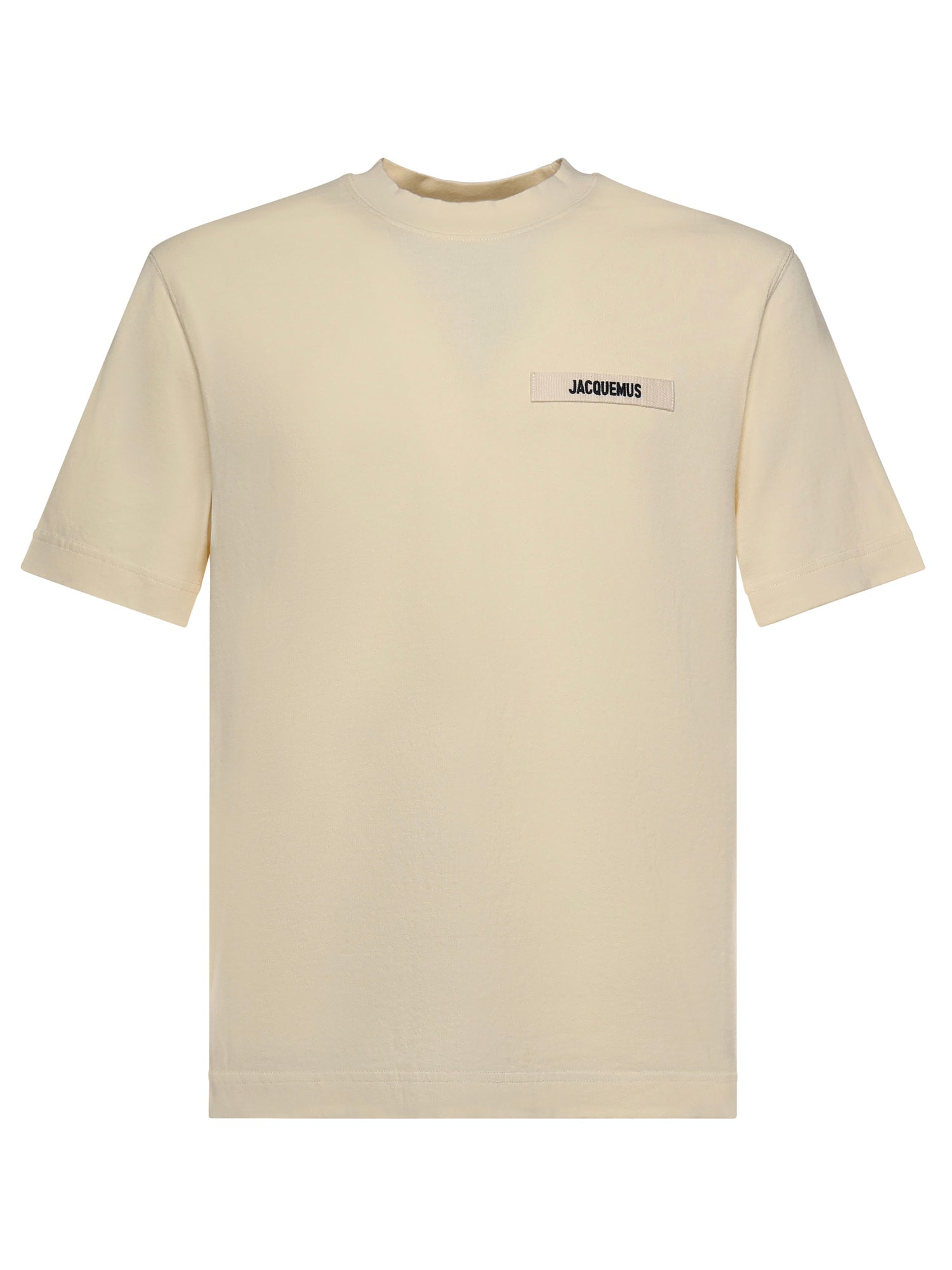 JACQUEMUS T-shirts and Polos Beige Cotton