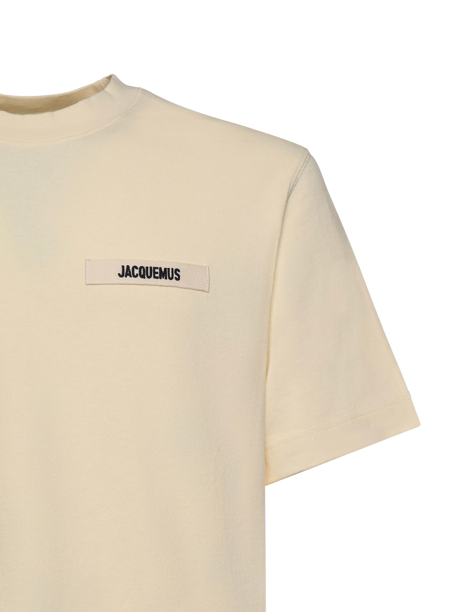 JACQUEMUS T-shirts and Polos Beige Cotton