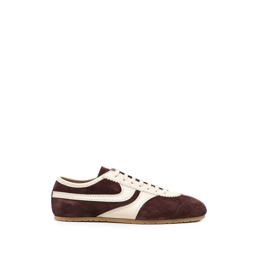Trainers Red Calf Leather