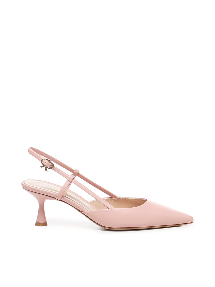 Gianvito Rossi Flat shoes Pink Calfskin