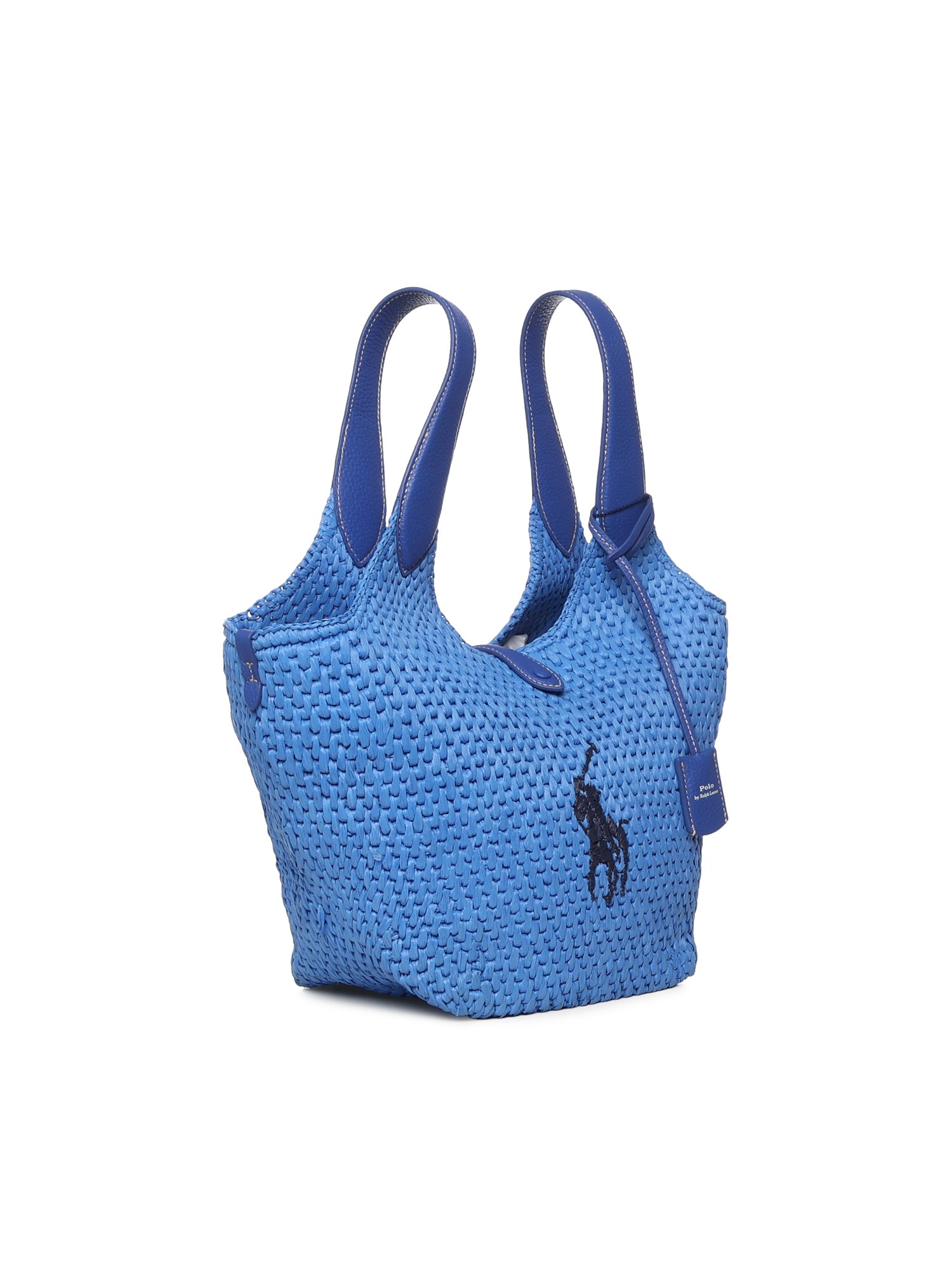 Polo Ralph Lauren Bags Purple Viscose/raffia