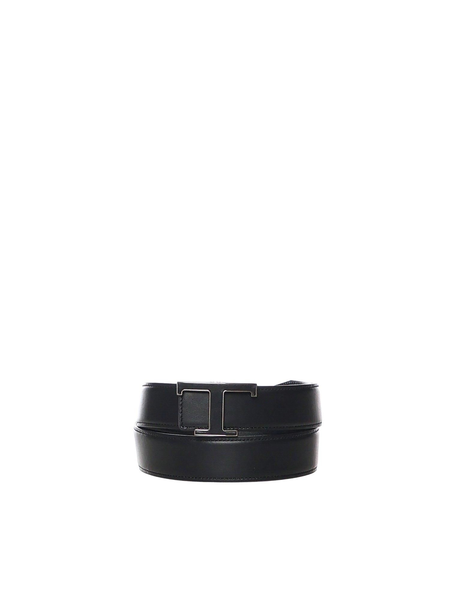 Tods Belts Black Calfskin
