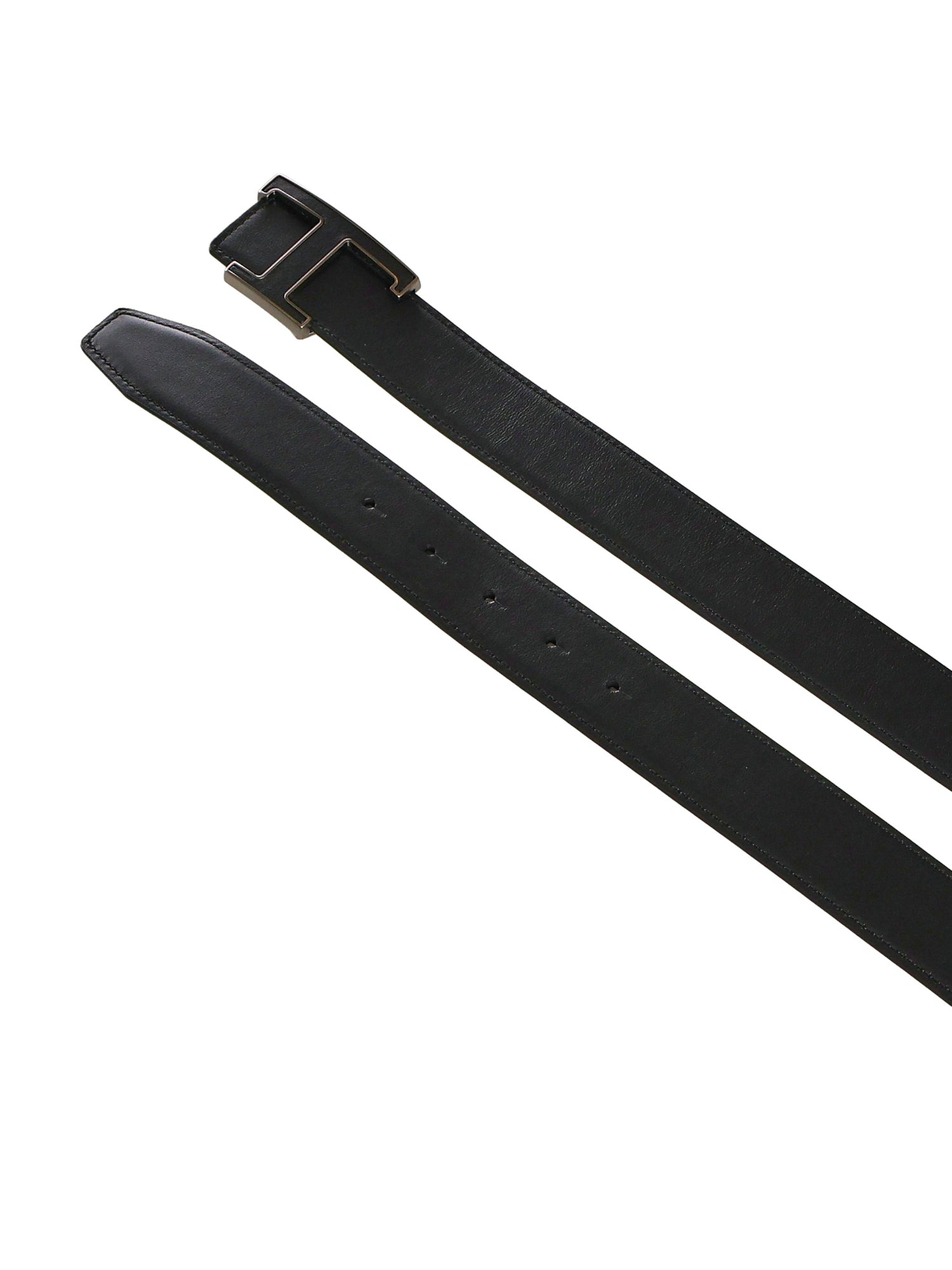 Tods Belts Black Calfskin