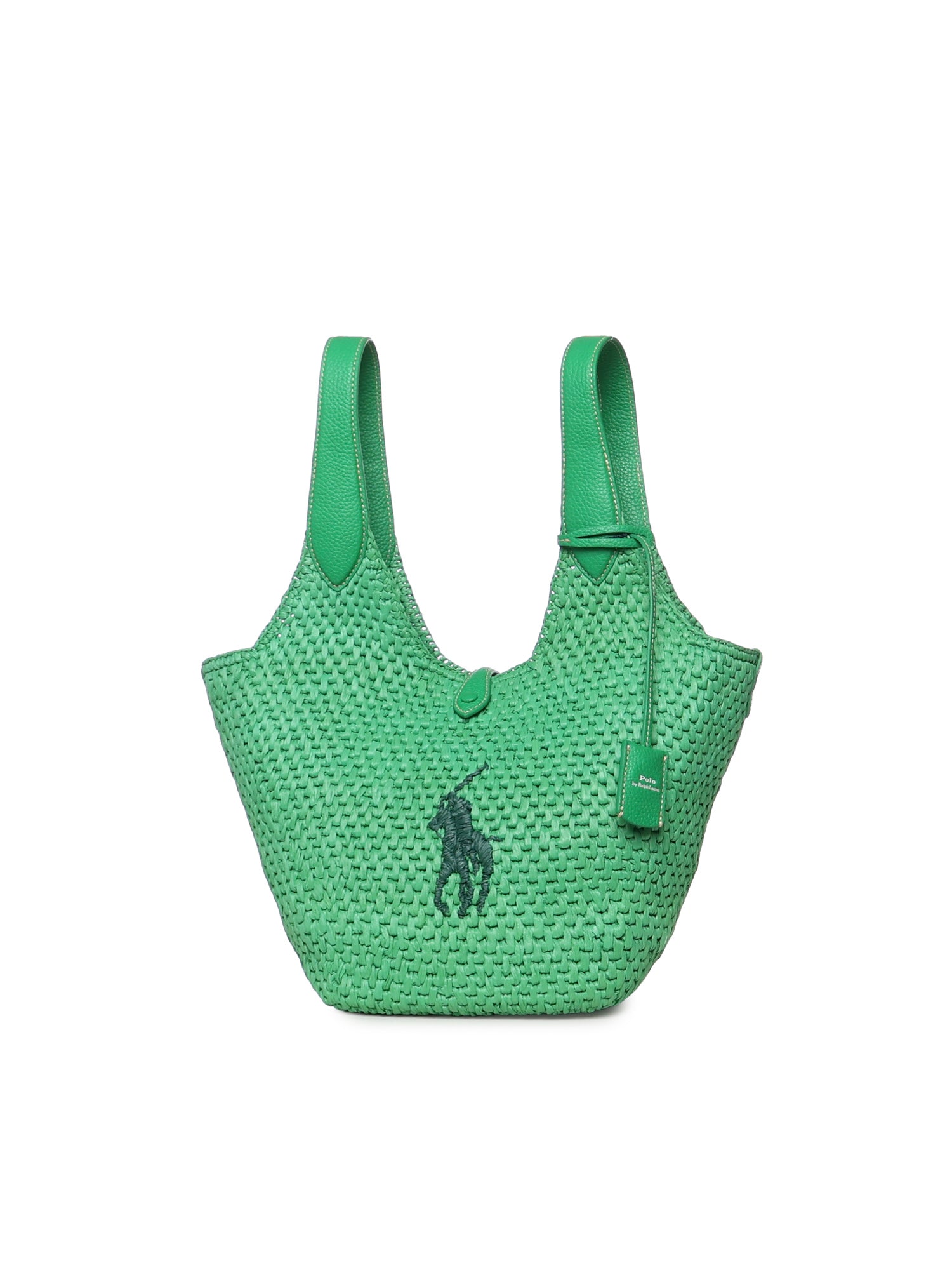 Polo Ralph Lauren Bags Green Viscose/raffia
